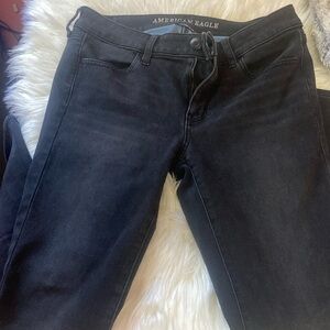 American eagle black jeggings